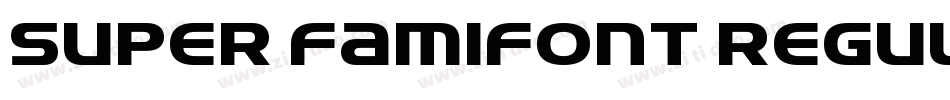 Super FamiFont Regul字体转换